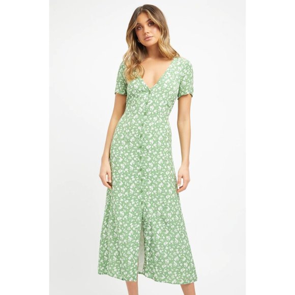 BNWT Kookai Becky Short Sleeve Midi Dress Size 36 / AU 8 - Picture 2 of 12